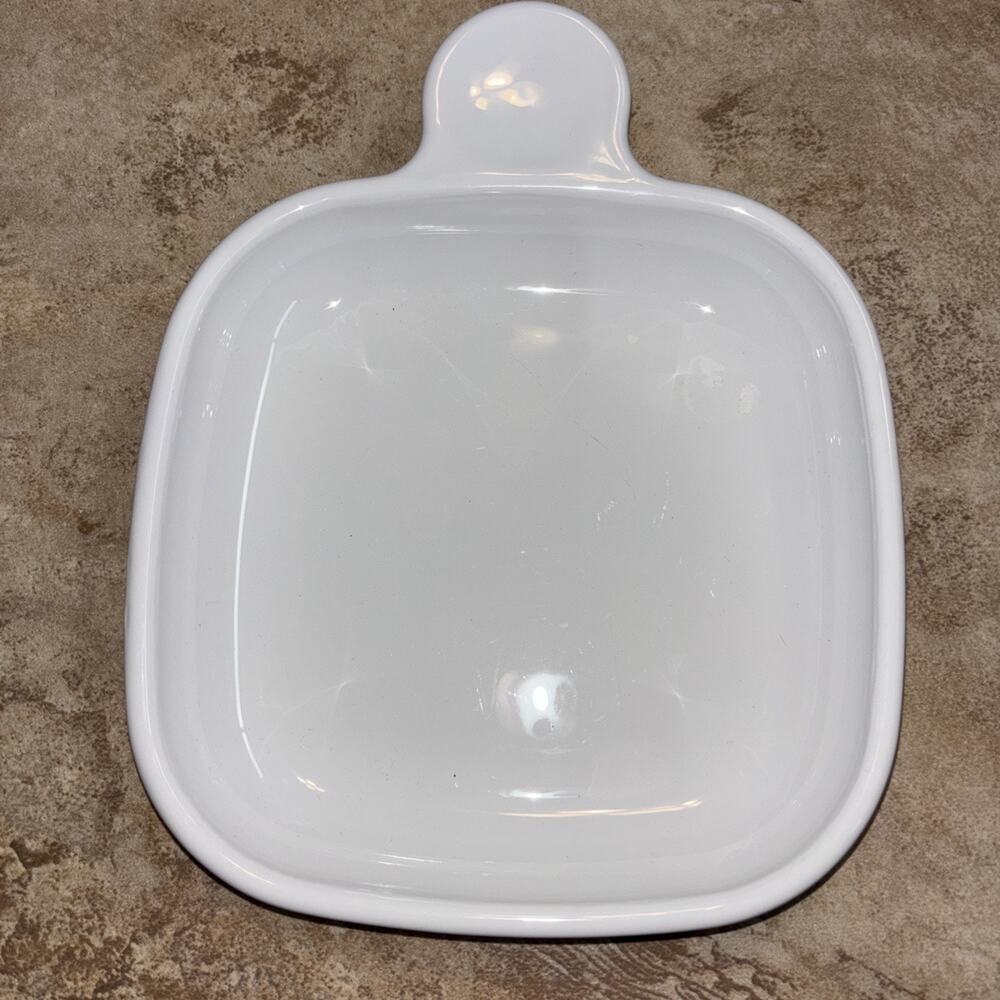 Vintage Corning Ware P-185-B Snack-It Square Grab 6"‎ Snack Plate